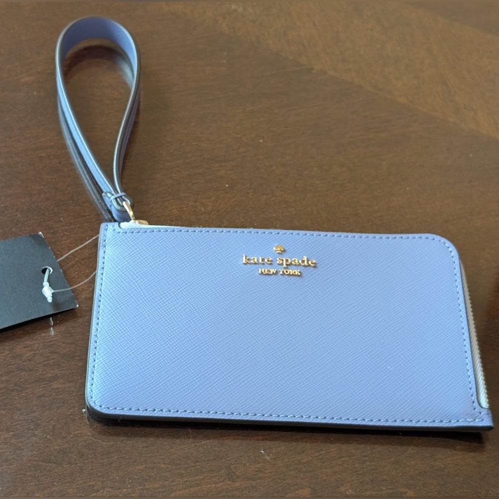 Kate Spade Lucy Small L-zip Wristlet, NWT